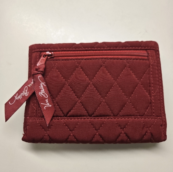 Vera Bradley Quilted Red Wallet - Picture 2 of 4